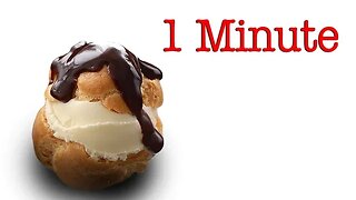 Choux Pastry in 1 Minute