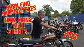 How many Barn finds will start? Classic Japanese motorcycles started pt3