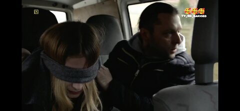 Robbers in a store kidnapped a Polish milf and tied her up and put a blindfold on her
