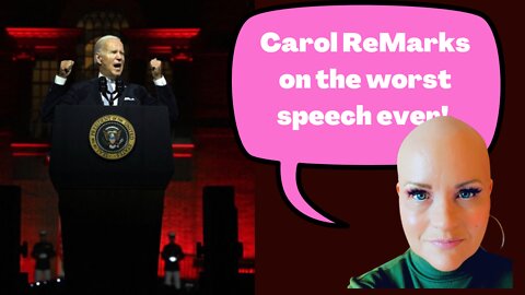 ReMarks on Worst Speech Ever!