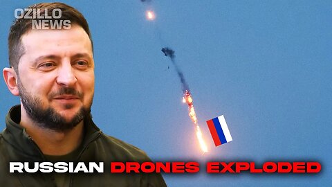 2 MINUTES AGO! DIRECT HIT! Ukrainian Air Force Destroyed 13 Russian Shahed UAVs!