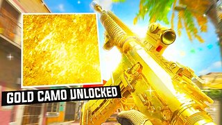 UNLOCKING NEW GOLD CAMO in MODERN WARFARE 2!! (How to Unlock Gold Camo Fast)