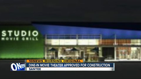 "Dine-In" movie theater coming to Santee