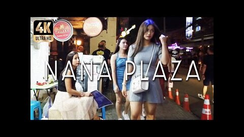 Walking Bangkok night Scenes 4K