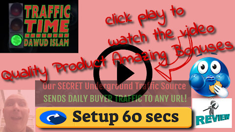 Traffic Time Instant setup and generate traffic for any niche
