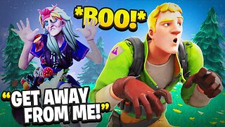 I Pretended To Be A WITCH In Fortnite.. (Baba Yaga)