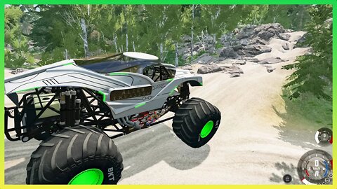 TruckFails | Monster Trucks vs Stone Road #150 | BeamNG.Drive |TrucksFails