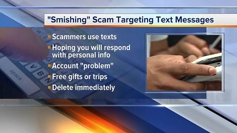 New warning issued over text message scam called 'smishing'