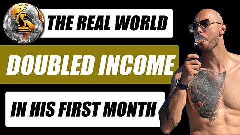 Dan DOUBLED his income FIRST month inside Tates university - The Real World Interview & Review