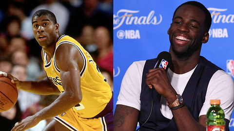 Draymond Green's HILARIOUS Response to Magic Johnson Saying the Showtime Lakers Would SWEEP Warriors