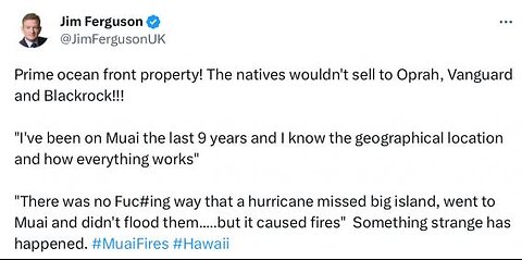 Certified Master Arborist Speaks On Maui Wildfire | 'Warning ALL Americans' *HURRY BEFORE DELETED*