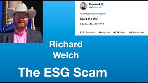 Richard Welch: The ESG Racket | Tom Nelson Pod #92