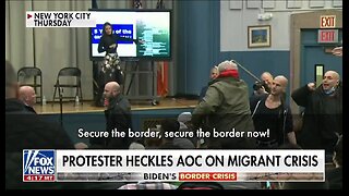 Protestors Interrupt AOC: You Only Care About Illegals!