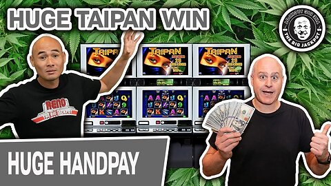 🚬 HUGE TAIPAN WIN 🚬 420 Slot Machine Action to Honor Tee Winn