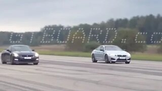 BMW M6 Gran Coupe vs Nissan GT- R35 550 HP both stock BMW M6 Gran Couoe is a four door version