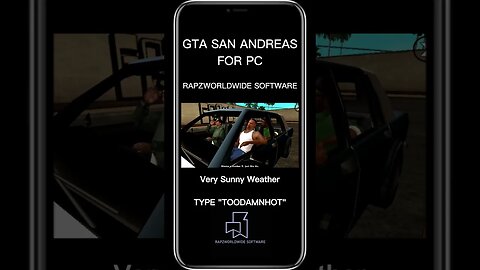 GTA: San Andreas - Very Sunny Weather (Cheat for PC)