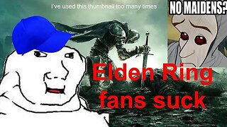 ELDEN RING PLAYERS SUCK according to Copyright Abusing Souls Hater