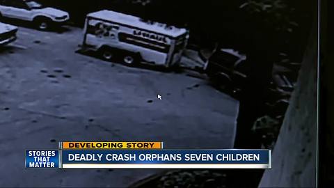 Deadly crash leaves seven children orphaned