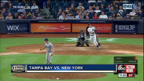 Travis d'Arnaud 3 home runs lift Tampa Bay Rays over New York Yankees