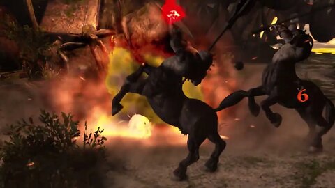 Kratos vs Amazon & 2 Centaur Generals | God of War: Ascension Clips