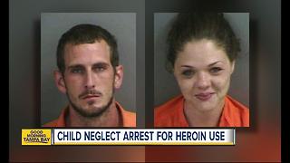 Police: Florida mother arrested for smoking heroin with a child in the back seat of car