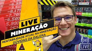 📽️ LIVE! BATE PAPO E TIRA DÚVIDAS - BAIXA NA MINERAÇÃO / TIRA DÚVIDAS DA GALERA