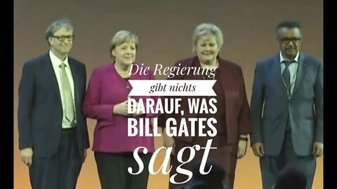 Die Regierung gibt nichts darauf, was Bill Gates sagt.