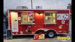 2019 8.5' x 16' Commercial Food Vending Trailer with 2021 Kitchen Build-Out for Sale in Tennessee