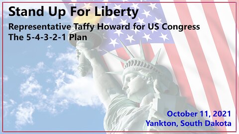 Taffy Howard for US Congress: Elect Taffy with the 5-4-3-2-1 Plan