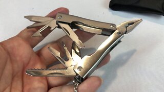 Mini pocket stainless steel emergency multi tool review