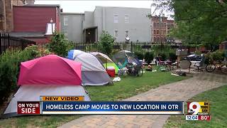 Homeless camps move again