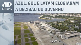 Companhias aéreas apoiam mudança na restrição do Santos Dumont