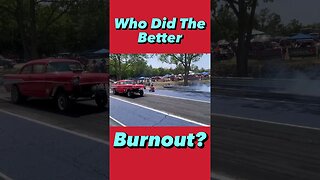 Which Gasser Did The Better Burnout? #shorts