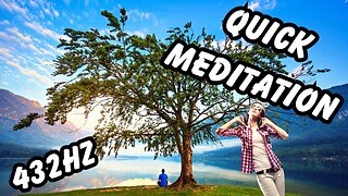 Quick 30Min MEDITATION, 432Hz - Rest, Fall To Sleep, Relax, Stress Relief, Meditation