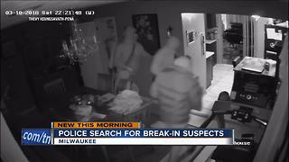 Shocking surveillance video shows armed home break-in on Milwaukee's south side