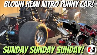 Supercharged Nitro Funny Car Coming to Life and Blazing Down the Dragstrip! #nitro