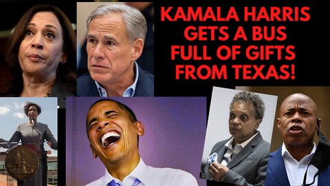 Vice President Kamal Harris Receives a Gift from Texas! Hypocrisy from the Sanctuary Cities.