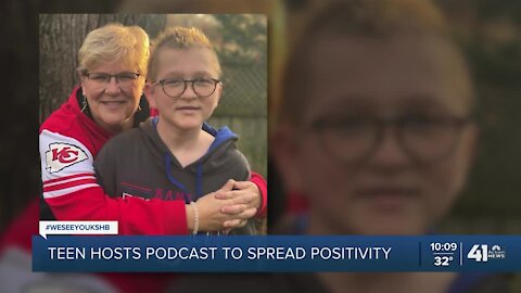 Teen hosts podcast to spread positivity