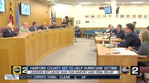 Harford Co. set to help areas affected by Hurricanes Irma, Harvey