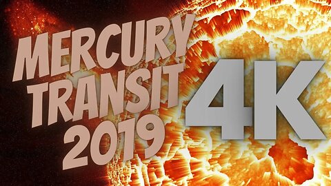 Mercury Transit 2019 4K | VideoVista #mercury #mercuryretrograde #nasa #space #scienceandtechnology