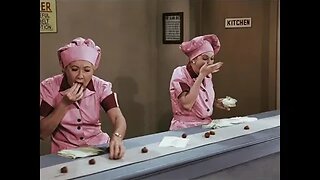 I Love Lucy Chocolate Day - Job Switching - 4K 60fps improved by AI Technology