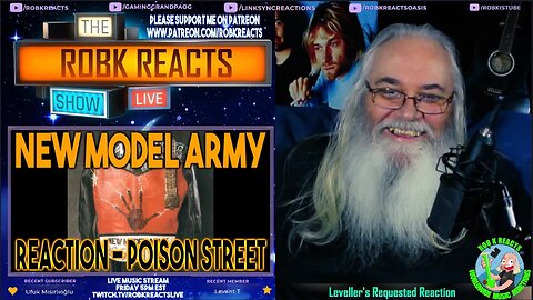 New Model Army Reaction - Poison Street - First Time Hearing - Requested