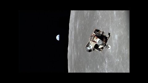 Apollo 11 Astronauts about Landing on Moon
