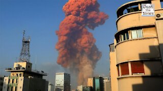 Massive explosion rocks Beirut, eyewitness says