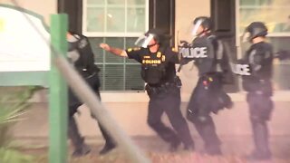 Tampa police shoot rubber bullets, pepper spray during protests