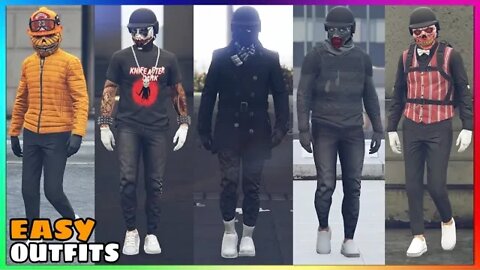 Top 5 Best Easy To Make Male Tryhard Halloween Outfits (GTA Online)