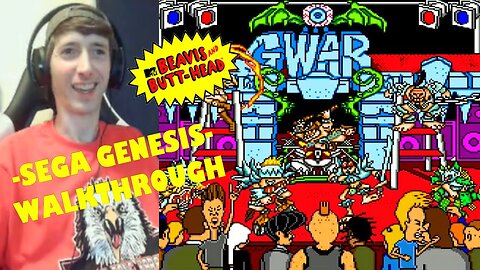 Beavis and Butt-Head Do GWAR | SEGA Genesis | Complete WALKTHROUGH | All Endings