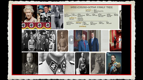 ILLUMINATI NAZI ROYAL DECEIPTION - THE WINDORS'S REAL NAME SAXE-COBURG-GOTHA