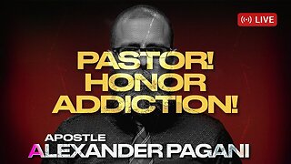 Your Pastor Has Honor Addiction!!