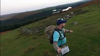 Vlog while Hiking to Peak Hill Dartmoor. Overlooking Burrator Reservoir 7th Oct 2023